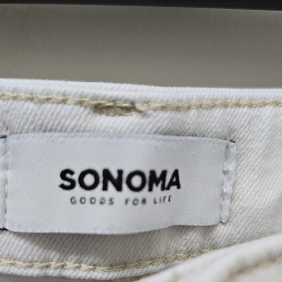 Sonoma White Skinny Crop Jeans - Size 16 - Picture 5 of 8